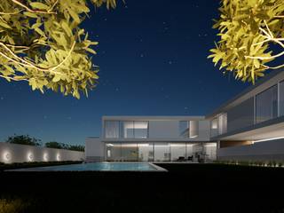 Casa SF , MMEB arquitetos MMEB arquitetos ระเบียง