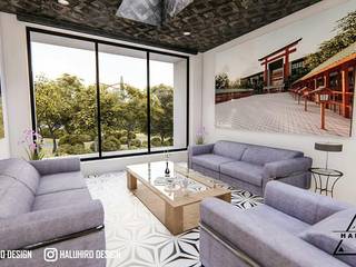 desain arsitek depok, Daniya Architect Daniya Architect Mediterranean style living room