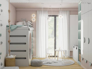 Pokój dziewczynki - dom Kołobrzeg, Polilinia Design Polilinia Design Modern Kid's Room