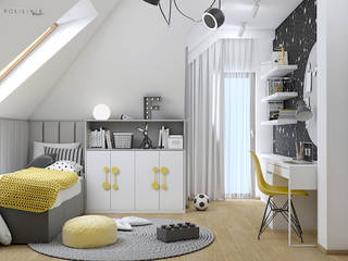 Pokój Franka - dom Tychy, Polilinia Design Polilinia Design Modern Kid's Room