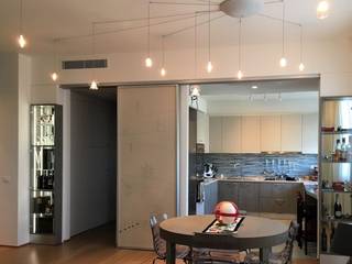 ATTICO A MILANO, Arch+ Studio Arch+ Studio Ausgefallene Wohnzimmer