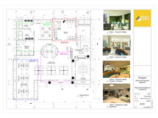 Diseño de Espacio de Oficinas, Arquitecto Moises Darwin E.I.R.L. Arquitecto Moises Darwin E.I.R.L.