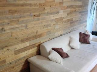 WANDHOLZ - Wandgestaltung mit Echtholz, Decoration4you Decoration4you Commercial spaces Wood Wood effect