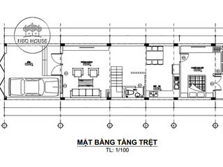 Tuyển chọn những mẫu thiết kế nhà ống đẹp 3 tầng 5x20m kèm bản vẽ chi tiết, NEOHouse NEOHouse