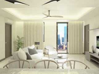 S Residence, DW Interiors DW Interiors Salones minimalistas