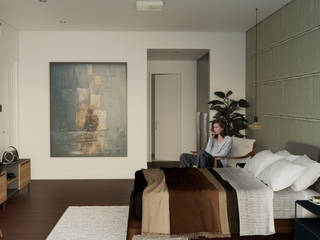 2 Bedroom Condo Unit, DW Interiors DW Interiors Moderne Schlafzimmer