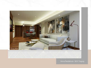 BGC Residential Condominium, ESLA Design and Build PH ESLA Design and Build PH Вітальня