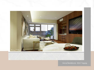 BGC Residential Condominium, ESLA Design and Build PH ESLA Design and Build PH Вітальня