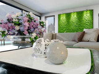 Villa sul Lago di Como, mcp-render mcp-render Modern living room Green