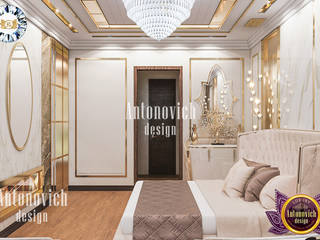 IDEAL BEDROOM INTERIOR DESIGN BY LUXURY ANTONOVICH DESIGN , Luxury Antonovich Design Luxury Antonovich Design Спальня