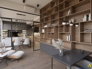 Apartament na Polance, atoato atoato Modern study/office