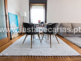 Casa Particular, Lavra, IAS Tapeçarias IAS Tapeçarias Rustic style dining room Textile Amber/Gold