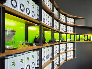 alveus Tea-Store Alster Hamburg, Lange Architekten Lange Architekten 商业空间