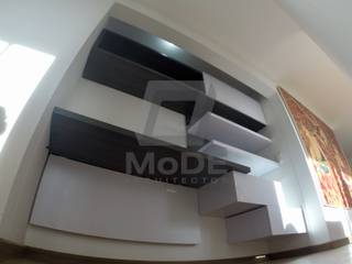 MUEBLE DE ESTUDIO, MODE ARQUITECTOS SAS MODE ARQUITECTOS SAS ห้องทำงาน/อ่านหนังสือ ไม้ Wood effect