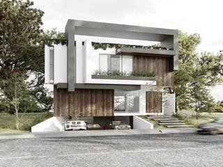 Fantástica residencia en Zotogrande, Zapopan, Jalisco, Ideal para ti , Rebora Arquitectos Rebora Arquitectos Casas modernas Concreto