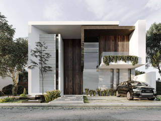 Casas en venta en Bugambilias, Zapopan Jalisco , Rebora Arquitectos Rebora Arquitectos Casas estilo moderno: ideas, arquitectura e imágenes Concreto