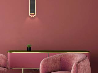 Oświetlenie w stylu nowojorskim, Szukam Lampy Szukam Lampy Classic style living room Textile Amber/Gold
