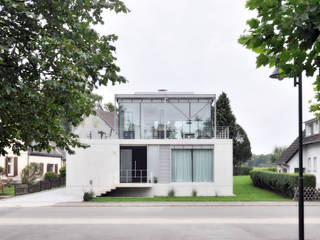 Haus aus Beton - Neubau eines Einfamilienhauses in Mülheim an der Ruhr, Oliver Keuper Architekt BDA Oliver Keuper Architekt BDA Окремий будинок Бетон