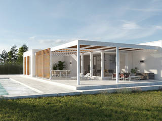 Vivienda módular Duna - Atlántida HOMES, Grupo RIOFRIO arquitectos Grupo RIOFRIO arquitectos Prefabricated home Concrete