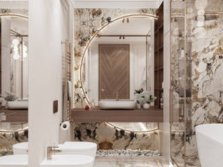#rd_сердцестолицы, Rubleva Design Rubleva Design Phòng tắm phong cách kinh điển