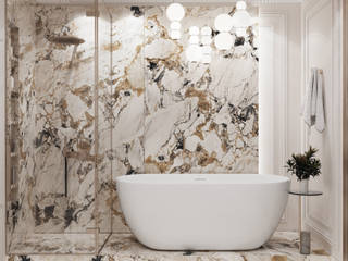 #rd_сердцестолицы, Rubleva Design Rubleva Design クラシックスタイルの お風呂・バスルーム