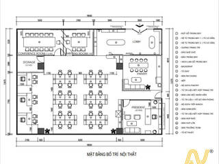 Interior design for Office of PLAN INFINIT KOREA (PIKOR) company, Anviethouse Anviethouse Ticari alanlar Ahşap Ahşap rengi