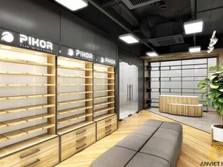 Interior design for Office of PLAN INFINIT KOREA (PIKOR) company, Anviethouse Anviethouse Commercial spaces Wood Wood effect