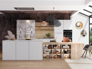 SCHMIDT veredelt Möbelfronten jetzt auch mit Digitaldruck, Schmidt Küchen Schmidt Küchen KücheSchränke und Regale