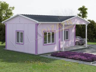 1+1 Prefabrik Ev 41 M² 56.200 TL, VİLLA DİZAYN PREFABRİK VİLLA DİZAYN PREFABRİK 조립식 주택 OSB