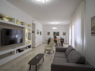 casa P&M, Rosa Gorgoglione Architetto Rosa Gorgoglione Architetto Salon moderne