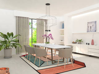 Villa Forte dei Marmi, Studio Zay Architecture & Design Studio Zay Architecture & Design Modern Dining Room Marble White
