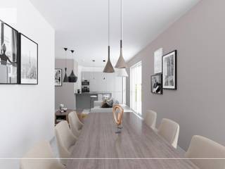 Virtual Tour 3D, InstantRender InstantRender Moderne woonkamers