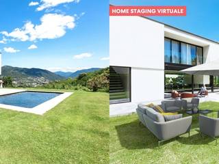 Home staging virtuale, InstantRender InstantRender Jardines de estilo moderno