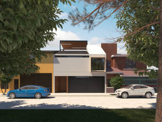 C A S A P U N T O V E R D E ​, FLORES ROJAS Arquitectura FLORES ROJAS Arquitectura Minimalist house
