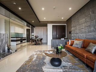 【鑫龍騰開發│領袖特區】, SING萬寶隆空間設計 SING萬寶隆空間設計 Modern Living Room