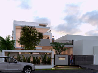 Savitri House, Ravi Prakash Architect Ravi Prakash Architect Single family home Reinforced concrete