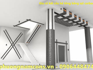 Gia Co Ket Cau Be Tong Bang Soi Carbon Composite FRP tai Phuong Nam Cons, Phương Nam Cons Phương Nam Cons Commercial spaces
