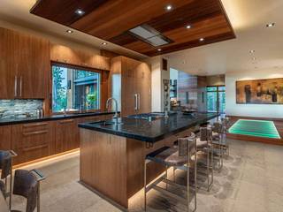 Interior Design of modern super luxury villa, Anviethouse Anviethouse Modern kitchen Wood Wood effect