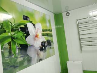 Керамическое панно в ванную комнату - Орхидея TM Pavlin Art, Pavlin Art Pavlin Art Tropical walls & floors Ceramic