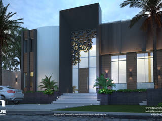 تصميم فيلا على البحر بشاطئ خاص, Tasamim Online تصاميم أونلاين Tasamim Online تصاميم أونلاين Casas estilo moderno: ideas, arquitectura e imágenes