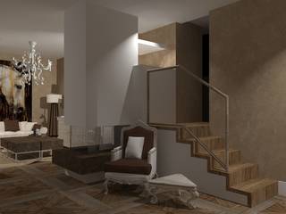 il calore del legno, Interior Design Stefano Bergami Interior Design Stefano Bergami Classic style living room Wood White