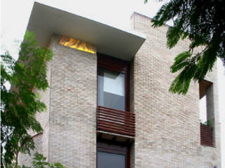 HOUSE 2, Amit Khanna Design Associates Amit Khanna Design Associates Minimalistische Esszimmer