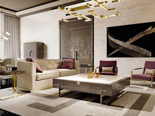 SHANGHAI PENTHOUSE, Carpanese Home Italia Carpanese Home Italia Modern Living Room