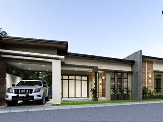 Proposed Bungalow Residence, DBMI DESIGN & BUILD DBMI DESIGN & BUILD Casas multifamiliares