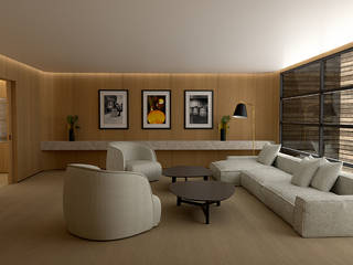 Showroom B, ludovic renson ludovic renson Commercial spaces Wood Wood effect