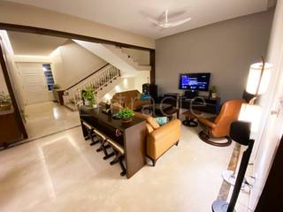 PLH Villa, Entracte Entracte Mediterranean style living room