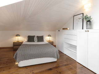 Largo dos Trigueiros, Hoost - Home Staging Hoost - Home Staging BedroomBeds & headboards