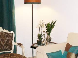 Projeto 2 | Sala Comum Quinta da Luz, maria inês home style maria inês home style Mediterranean style living room