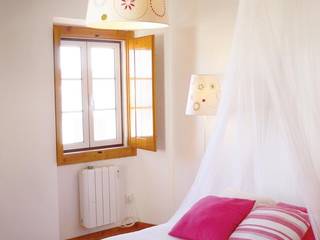 Projeto 8 | Quarto de Casal Antigo Grémio Holiday House, maria inês home style maria inês home style Mediterranean style bedroom