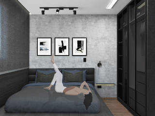 Apartamento 903, Duna Arq Duna Arq Small bedroom MDF Black